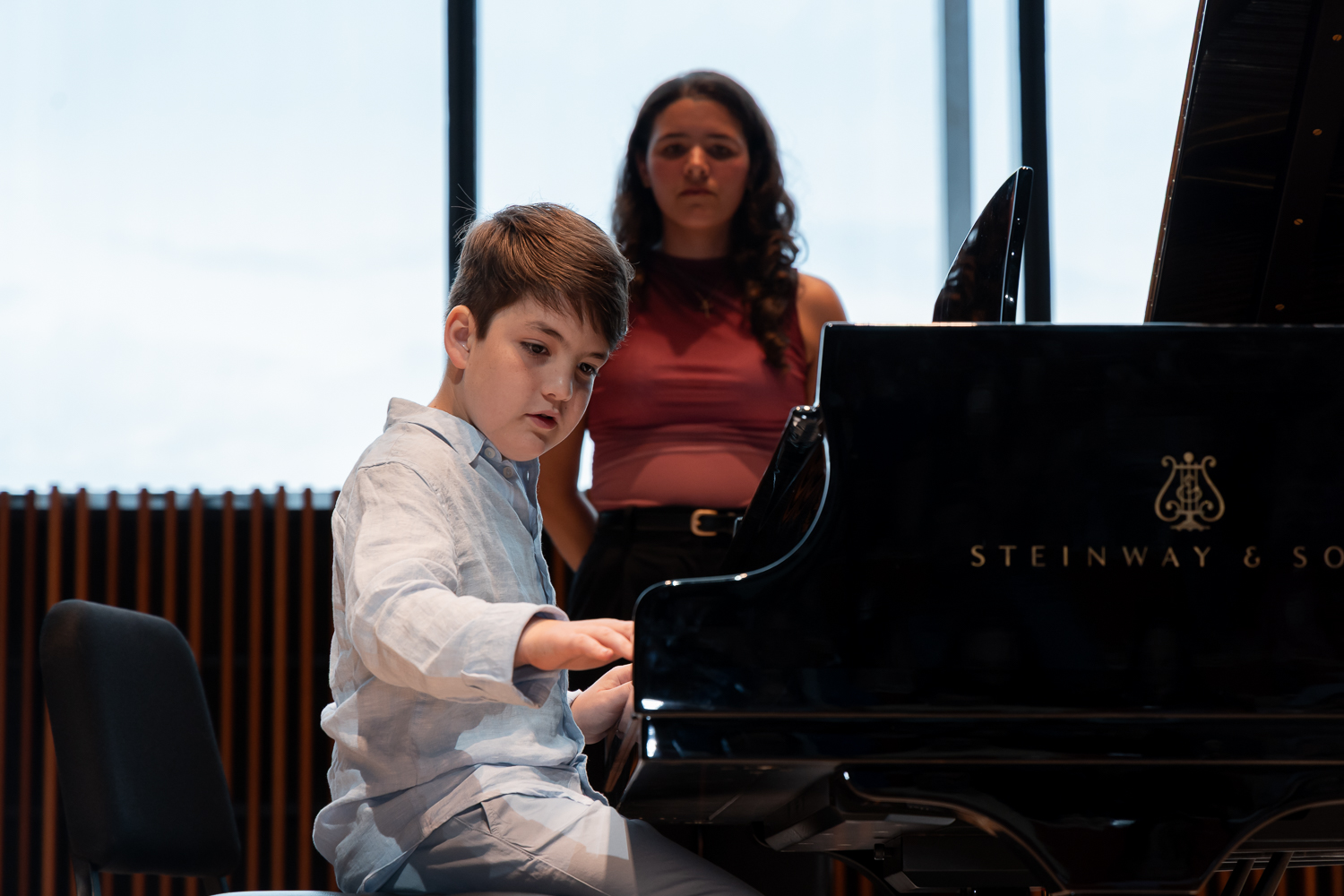 Student at Recital