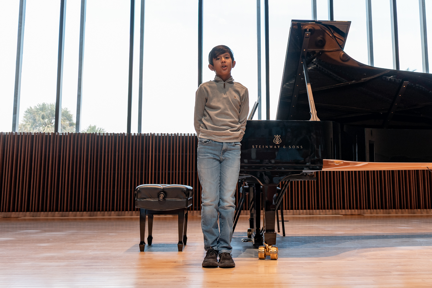 Student at Recital
