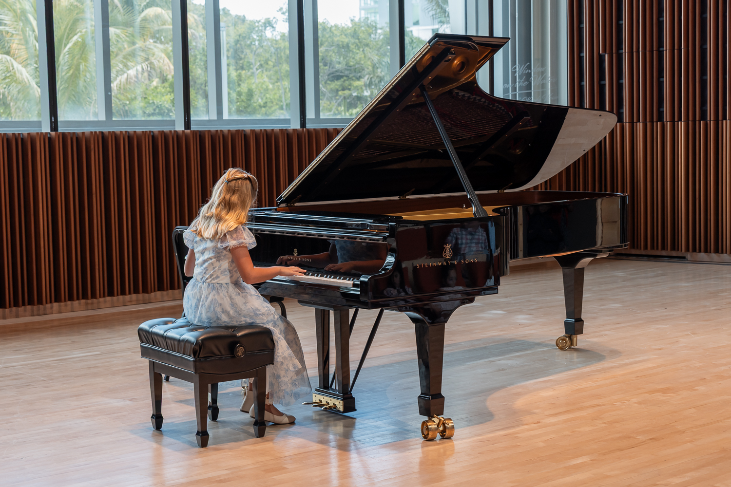 Student and Teacher at Recital