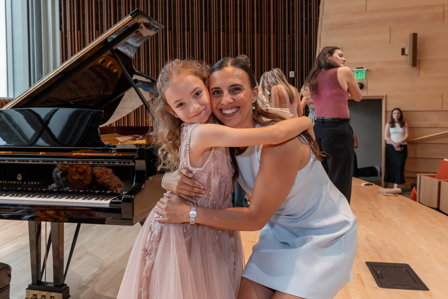 Student and Teacher at Recital